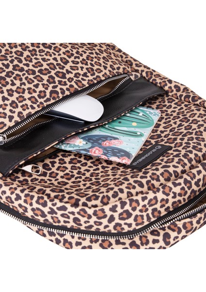 Earthy Leopard 13-14 Inch Sırt Laptop / Macbook Çantası