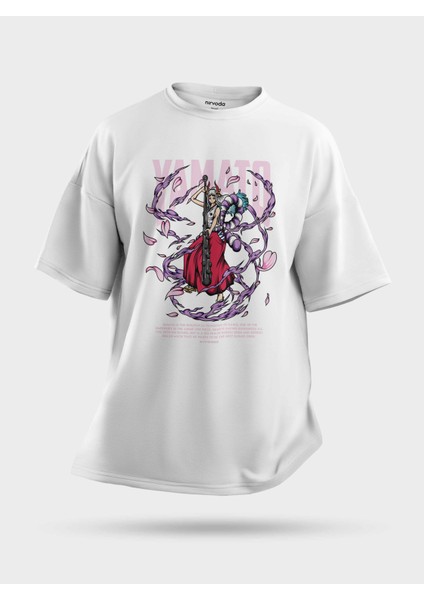 Oversize Yamato One Piece Baskılı Unisex Tişört