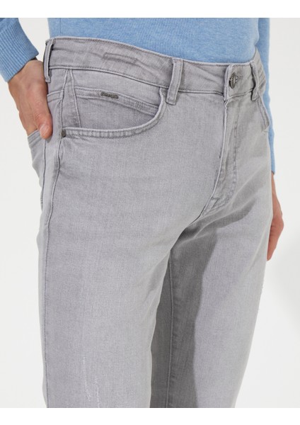 Erkek Açık Gri Slim Fit Jean Pantolon 50259686-VR001 indirimleri