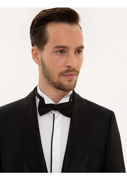 Erkek Siyah Ex.Slim Fit Yelekli Smokin Damatlık 50224051-VR046 fiyatları