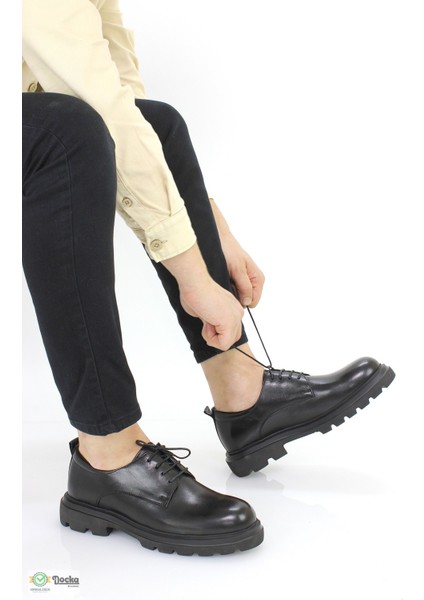 Erkek Deri Düz Eva Taban Kalsik Ayakkabı ER24/A813