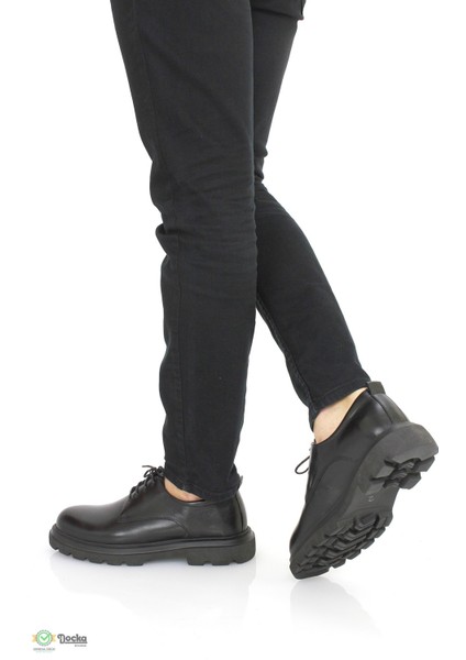 Erkek Deri Düz Eva Taban Kalsik Ayakkabı ER24/A813 indirimleri