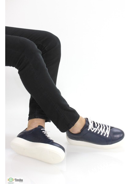 Erkek Deri Günlük Kalın Taban Spor Tarz Ayakkabı ER24/CS/119 fiyatları