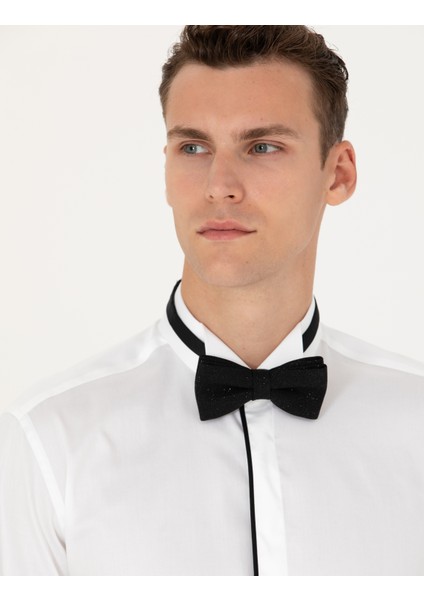 Erkek Beyaz Slim Fit Smokin Gömlek 50277130-VR013 fiyatları