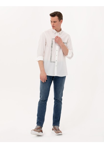 Erkek Haki Regular Fit Uzun Kollu Gömlek 50265593-VR027 modelleri