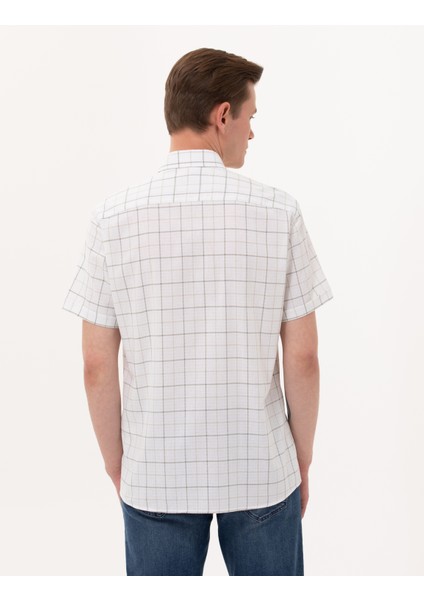 Erkek Haki Regular Fit Kısa Kollu Gömlek 50269178-VR027