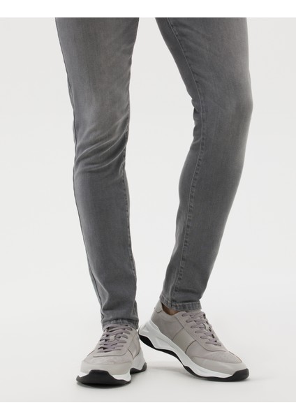 Erkek Gri Sneaker Ayakkabı 50267879-VR024