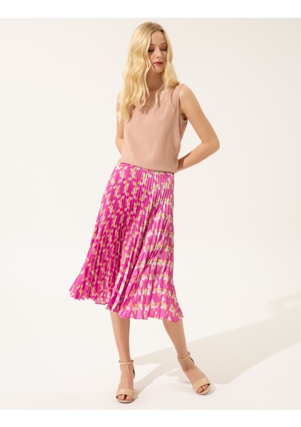 Kadın Pudra Regular Fit Kolsuz Bluz 50246370-VR042 fiyatları