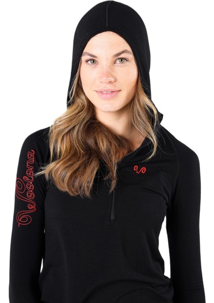 Docca Dikişsiz Yarım Fermuarlı Kapüşonlu Yün Termal Içlik fırsatları