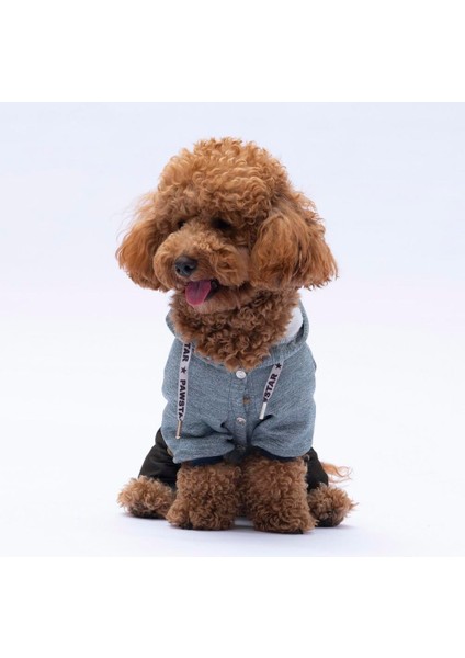 Gri New York Küçük Irk Köpek Tulumu indirimleri