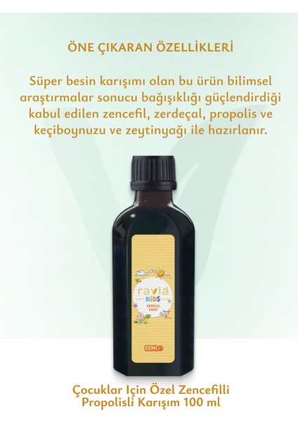 Kids Propolisli Karışım (Hmf Analizli) - 100ml