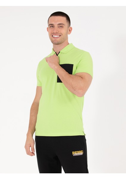 Erkek Yeşil Slim Fit Fermuarlı Polo Yaka Tişört 50263936-VR022 fiyatları