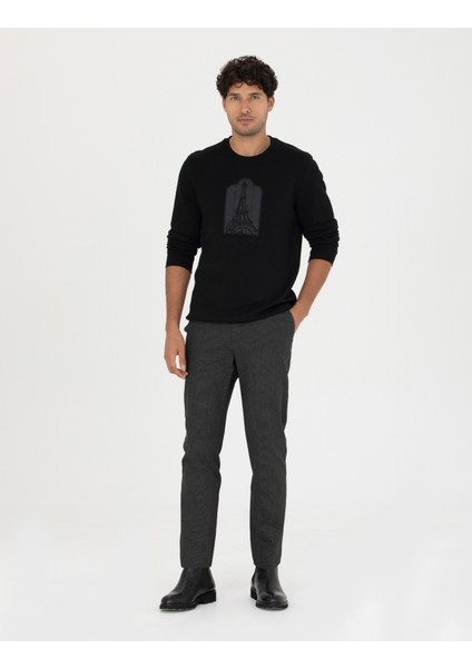 Erkek Haki Slim Fit Kanvas Pantolon 50278440-VR027