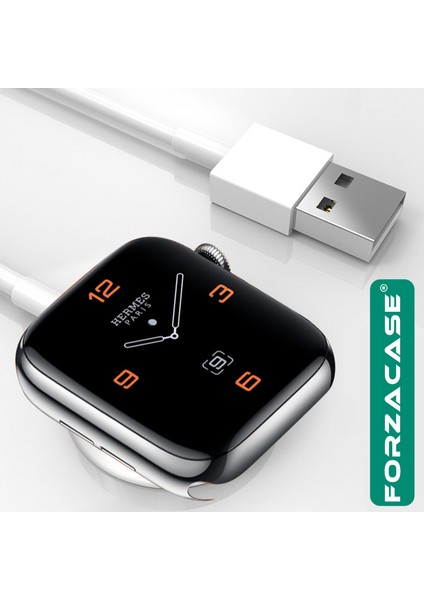 Apple Watch 9 41MM ve 45MM ile Uyumlu USB Manyetik Şarj Kablosu 1 Metre - FC017