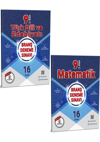 9. Sınıf Edebiyat-Matematik Branş Denemesınavı 2 Kitap