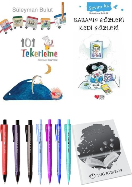 Babamın Gözleri Kedi Gözleri ve 101 Tekerleme 2'li Set + Hediyeli