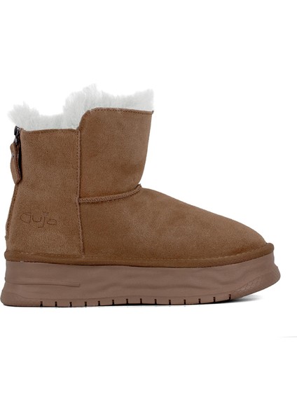 24K156-2 Kadın Düz Bot Camel