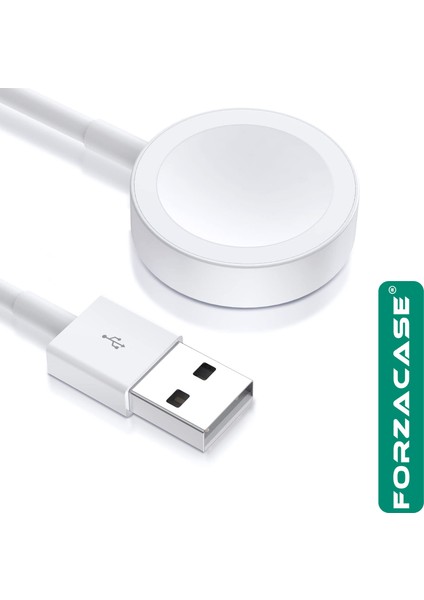 Apple Watch 8 41MM ve 45MM ile Uyumlu USB Manyetik Şarj Kablosu 1 Metre - FC017 fırsatları