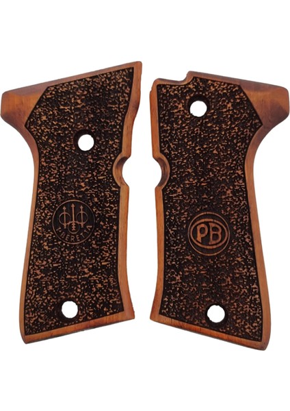 Kabzası - Beretta 92 Kompakt ile Uyumlu - Meşe Renk - BRT92CMPMS004