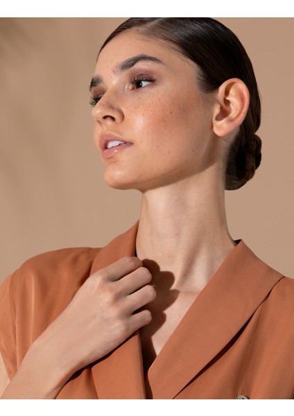 Kadın Kahverengi Comfort Fit Dokuma Tulum 50262644-VR233 fırsatları