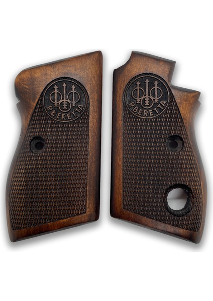 Kabzası - Beretta Tek Düğme, 70 - 70S Puma ile Uyumlu - Koyu Kahverengi Renk - BRTM70CV005