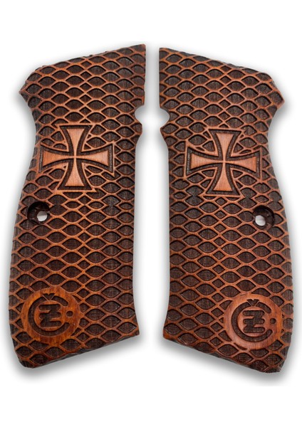 Kabzası - Cz 75, Canik 55, S120, L120 ile Uyumlu - Meşe Renk - CZ75MS039