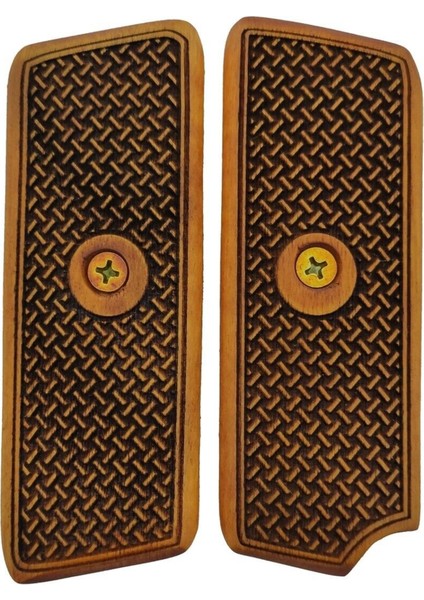 Kabzası - Tokarev M57, Uzun Takarof ile Uyumlu - Sarı Renk - TKVM57SR006