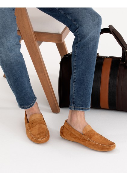 Erkek Taba %100 Deri Loafer Ayakkabı 50267874-VR099 fiyatları