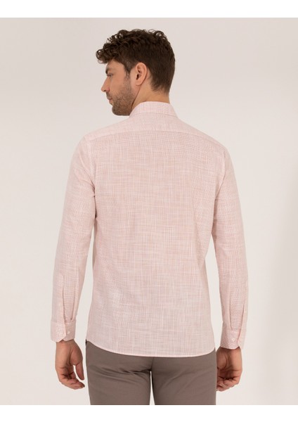 Erkek Tarçın Regular Fit Uzun Kollu Gömlek 50264940-VR191