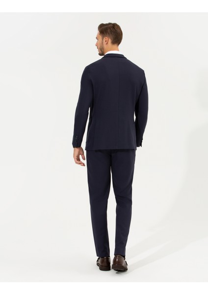 Erkek Lacivert Ex. Slim Fit Takım Elbise 50261101-VR033