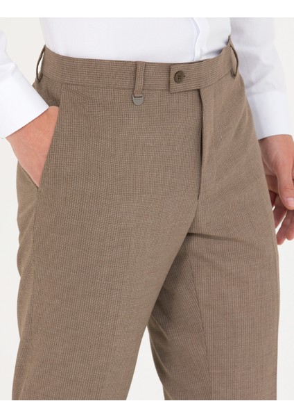 Erkek Açık Kahverengi Kumaş Pantolon 50277312-VR002 indirimleri