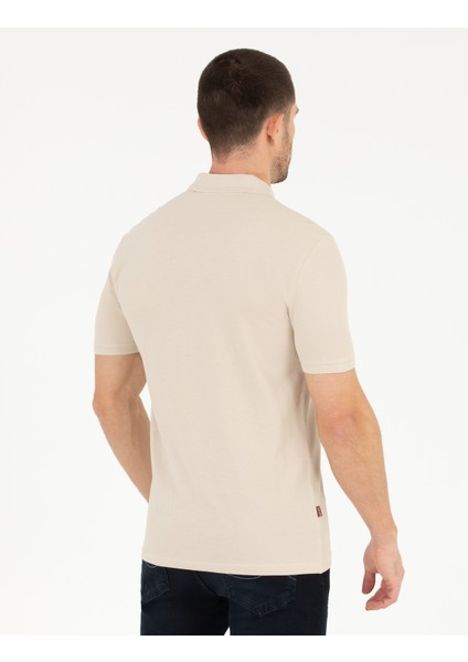 Erkek Taş Regular Fit Polo Yaka Basic Tişört 50269604-VR049 indirimleri