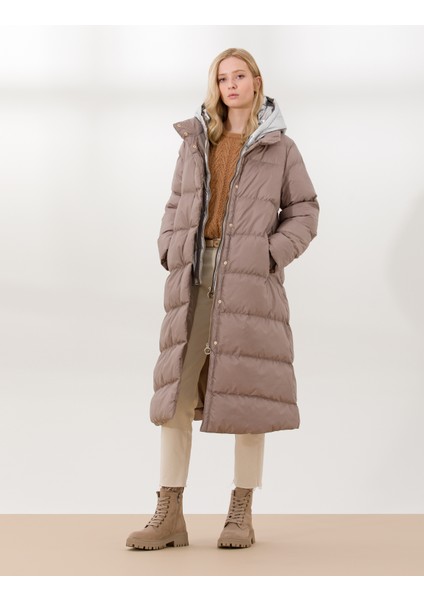 Kadın Camel Standart Fit Mont 50253672-VR015 fiyatları