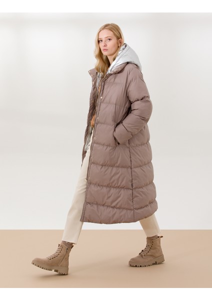 Kadın Camel Standart Fit Mont 50253672-VR015 modelleri