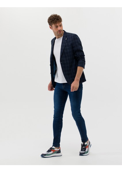 Erkek Lacivert Slim Fit Jean Pantolon 50269067-VR033