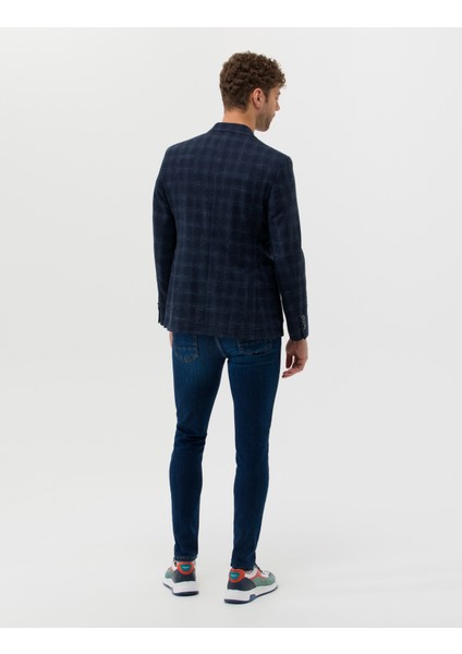 Erkek Lacivert Slim Fit Jean Pantolon 50269067-VR033