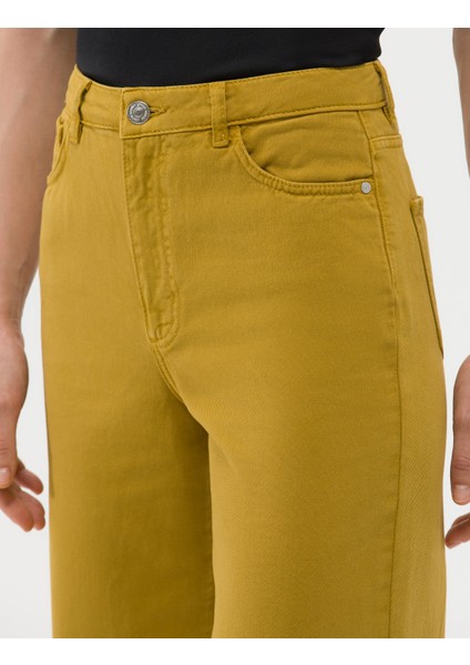 Kadın Yeşil High Waist Flare Fit Jean Pantolon 50273094-VR235 indirimleri