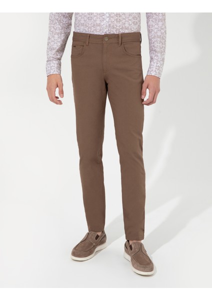 Erkek Açık Kahverengi Slim Fit Kanvas Pantolon 50251460-VR002 fiyatları