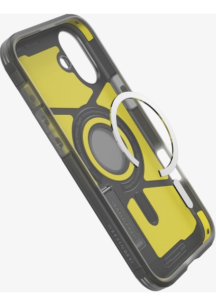 iPhone 16 Kılıf Tough Armor AI MagFit MagSafe özellikli Frost Black - ACS08515