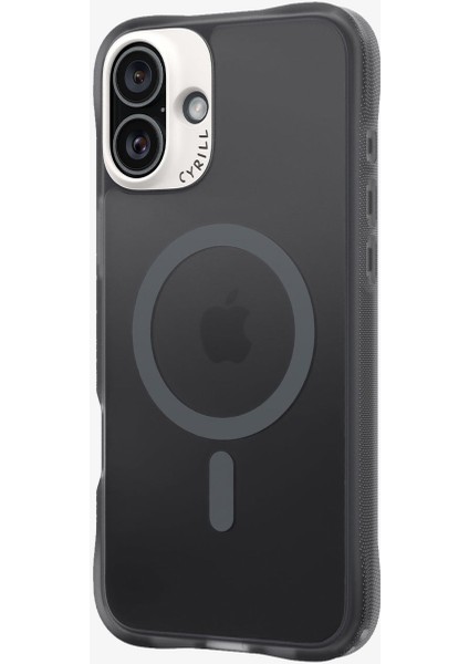 Ciel by CYRILL iPhone 16 Kılıf Ultra Sheer Mag MagSafe özellikli Space Gray - ACS08258