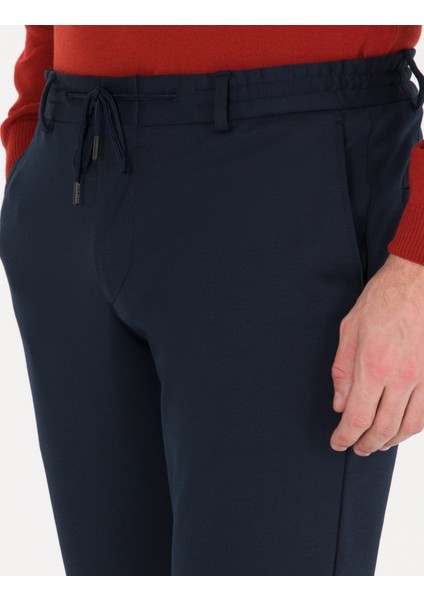 Erkek Lacivert Ex. Slim Fit Kumaş Pantolon 50267022-VR033 indirimleri