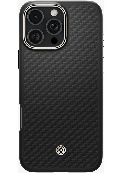iPhone 16 Pro Max Kılıf Enzo Aramid Black Natural - ACS08501