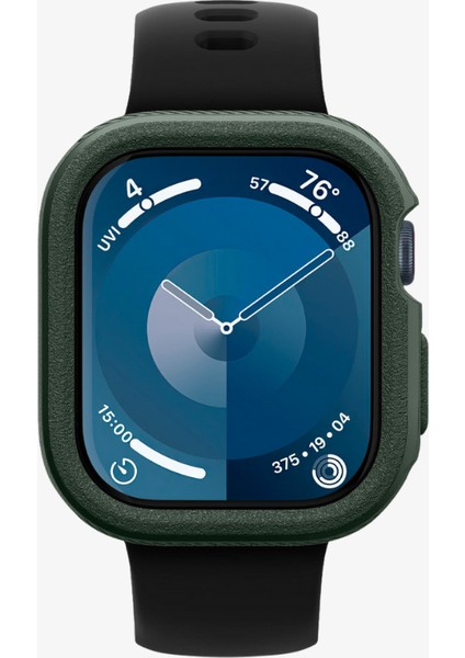 Caseology Apple Watch 42mm Seri 11/10 ile Uyumlu Kılıf Vault Midnight Green - ACS08596
