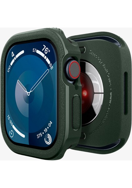 Caseology Apple Watch 42mm Seri 11/10 ile Uyumlu Kılıf Vault Midnight Green - ACS08596 fiyatları