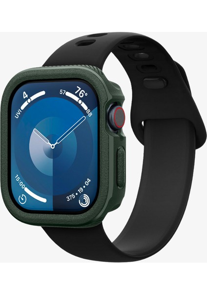 Caseology Apple Watch 42mm Seri 11/10 ile Uyumlu Kılıf Vault Midnight Green - ACS08596 modelleri