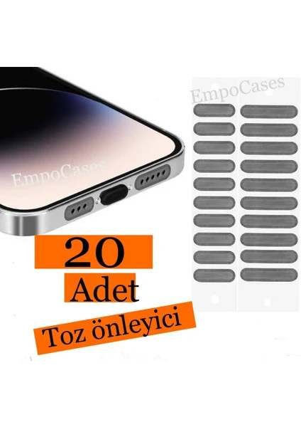 Empo Cases 20 Adet Cep Telefonu ve Tablet Hoparlörü Için Toz Önleyici Sticker, Hoparlör Koruyucu, Toz ve Kir Önleyici Filtre