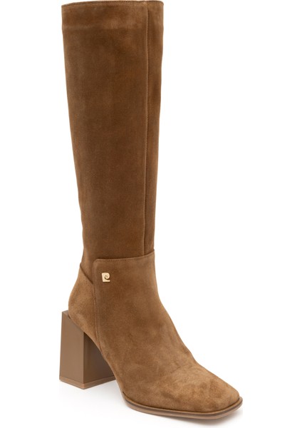 Kadın Kahverengi Topuklu Çizme 50277690-VR015 indirimleri