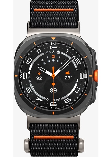 Samsung Galaxy Watch Ultra (47MM) Kordon Kayış Band Durapro Flex Black - AMP08773