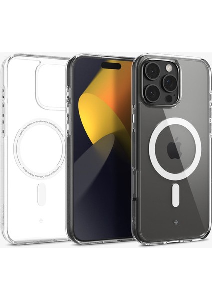 Caseology iPhone 16 Pro Max Kılıf Capella Mag MagSafe özellikli Clear White - ACS08052