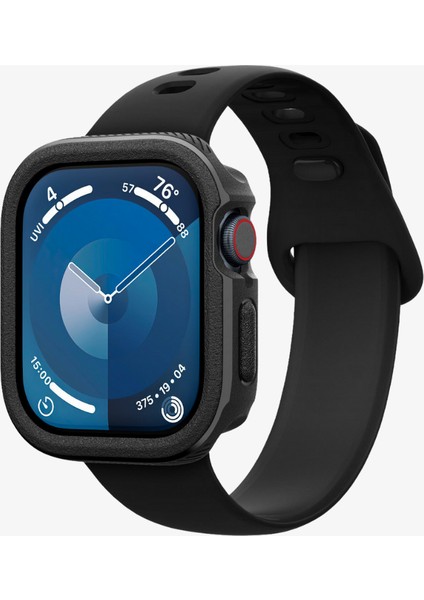 Caseology Apple Watch 46MM Seri 10 Kılıf Vault Matte Black - ACS08610